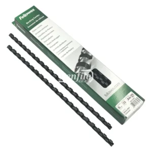 Fellowes Binding Combs Round 40 Sheet 8mm - Black Box 25