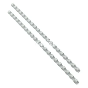 5330803-Fellowes Binding Combs Round 55 Sheet 10mm - White Box 25 (1)