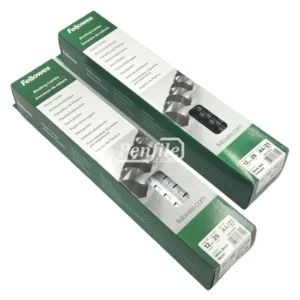 5331502-Fellowes Binding Combs Round 80 Sheet 12mm - Black and White Box 25 (1)