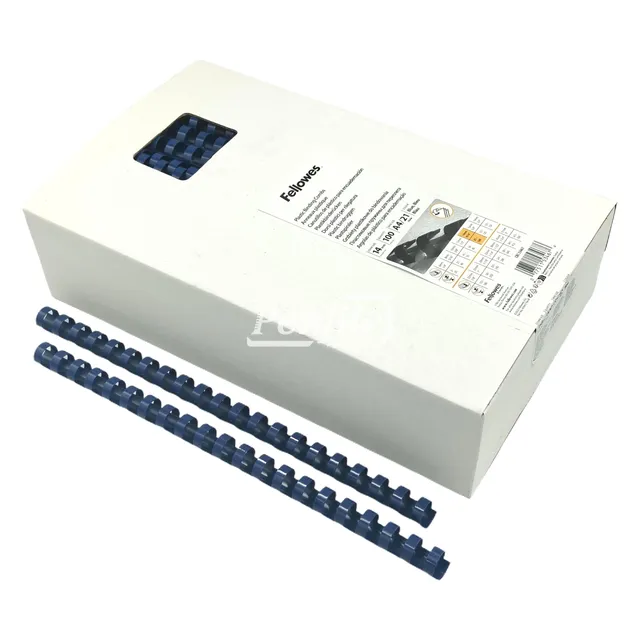 Fellowes Binding Combs Round 100 Sheet 14mm - Blue Box 100