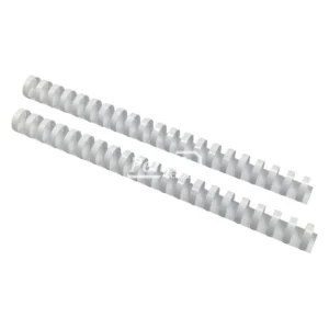 5347803-Fellowes Binding Combs Round 180 Sheet 22mm - White Box 50 (1)