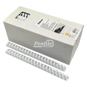 Fellowes Binding Combs Round 180 Sheet 22mm - White Box 50