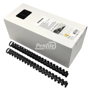 Fellowes Binding Combs Round 180 Sheet 22mm - Black Box 50
