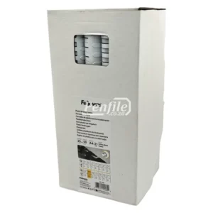 5348204-Fellowes Binding Combs Round 200 Sheet 25mm - White Box 50 (2)