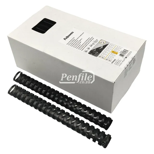 Fellowes Binding Combs Oval 280 Sheet 32mm - Black Box 50