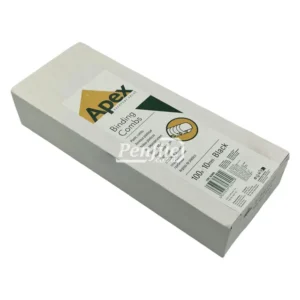 6200501-Apex Binding Combs Round 55 Sheet 10mm - Black Box 100 (2)