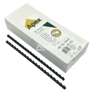 Apex Binding Combs Round 55 Sheet 10mm - Black Box 100