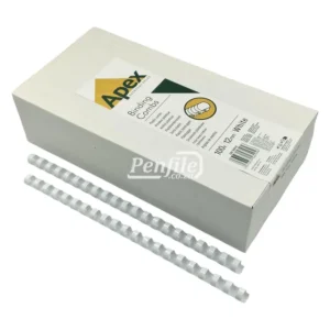Apex Binding Combs Round 80 Sheet 12mm - White Box 100