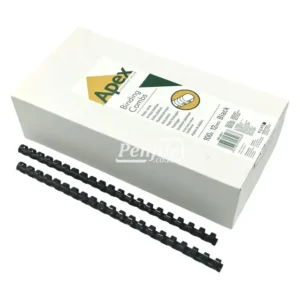 Apex Binding Combs Round 80 Sheet 12mm - Black Box 100