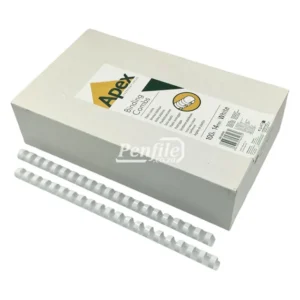 Apex Binding Combs Round 100 Sheet 14mm - White Box 100