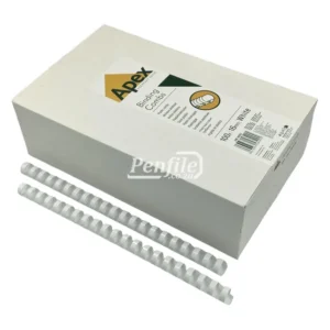 Apex Binding Combs Round 120 Sheet 16mm - White Box 100
