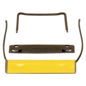 Bankers Box Snap Tube Clip With Adhesive Black - Pack 20