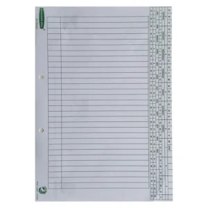 Bankers Box A4 File Dividers Punched 80gsm - Pack 25