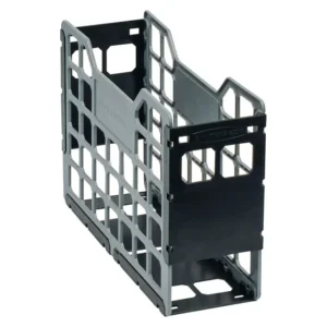 Bankers Box Slatted Econo A4 Plastic Container Pack 4 - Black