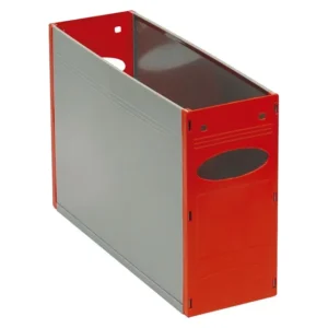Bankers Box Solid A4 Plastic Container Pack 4 - Red