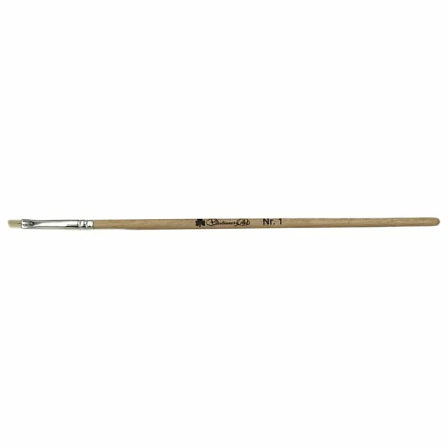 Trefoil Artist Paint Brush - Flat Short Handle No. 1