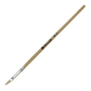 Trefoil Artist Paint Brush - Flat Short Handle No. 3