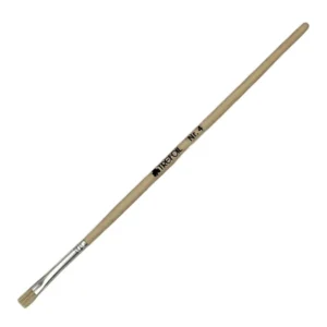 Trefoil Artist Paint Brush - Flat Short Handle No. 4