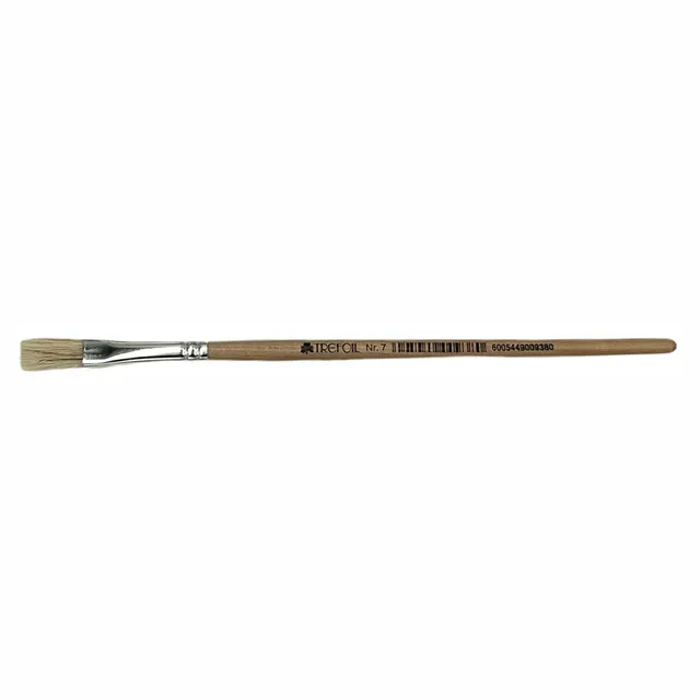 Trefoil Artist Paint Brush - Flat Short Handle No. 7