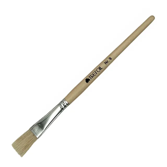 Trefoil Artist Paint Brush - Flat Short Handle No. 9