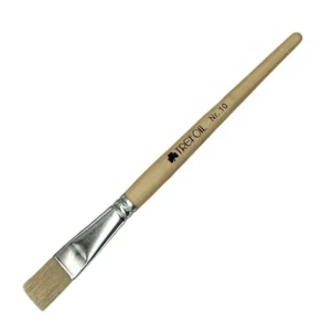Trefoil Artist Paint Brush - Flat Short Handle No. 10