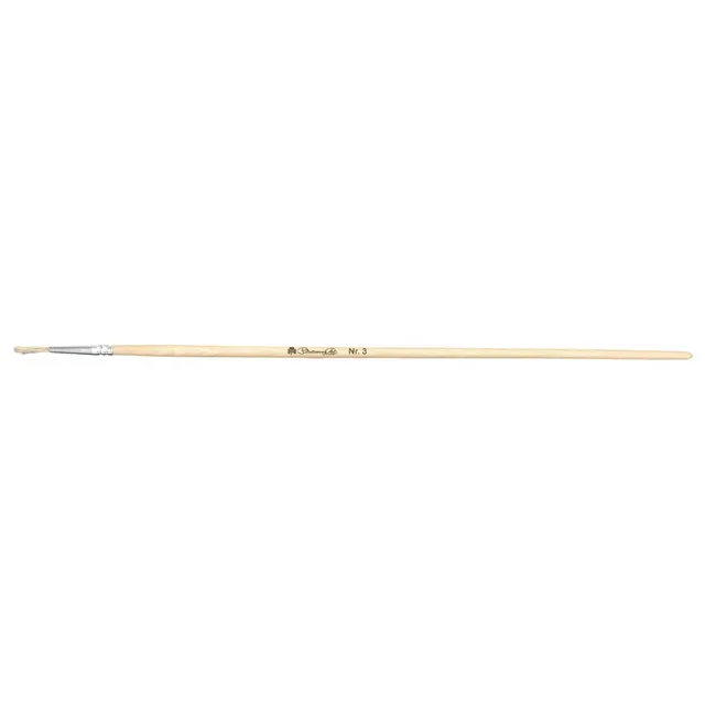 Trefoil Artist Paint Brush - Round Long Handle No. 3