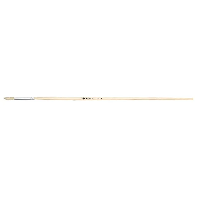 Trefoil Artist Paint Brush - Round Long Handle No. 4
