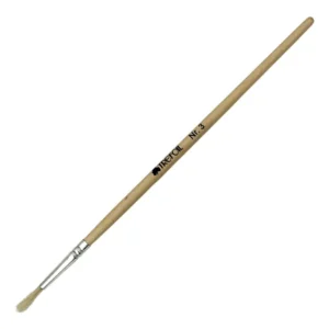Trefoil Artist Paint Brush - Round Short Handle No. 3