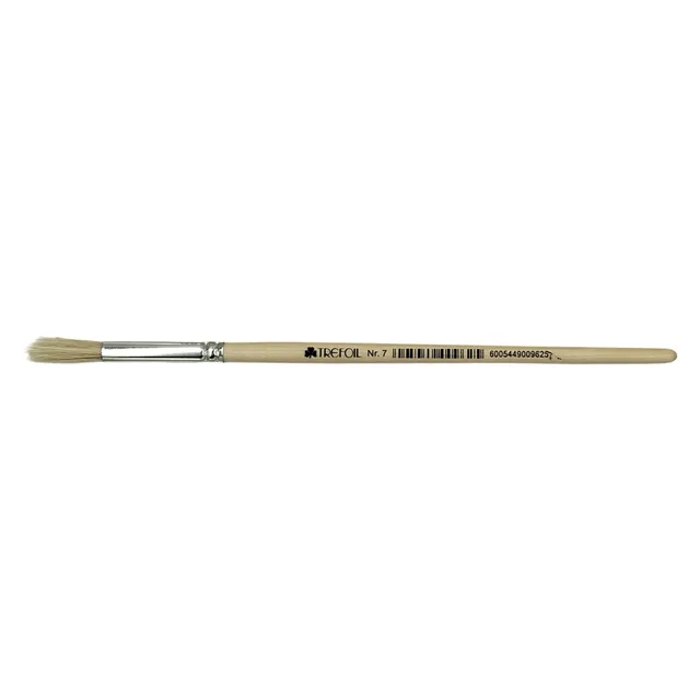 Trefoil Artist Paint Brush - Round Short Handle No. 7
