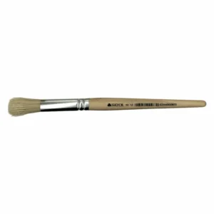 DABRUR112 - Trefoil Artist Paint Brush – Round Short Handle No. 12