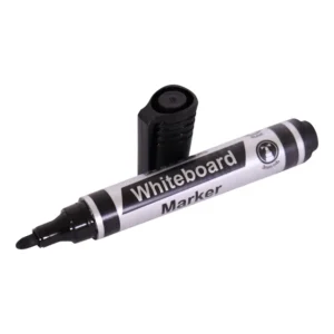 PW1001B-Parrot Whiteboard Marker Bullet Tip Box 10 Black (4)